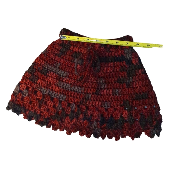Crochet Brownie Crochet Skirt Handmade - Picture 2 of 4